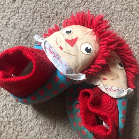 Rare Vintage 1980’s Raggedy Ann Slippers - Picture 6 of 6